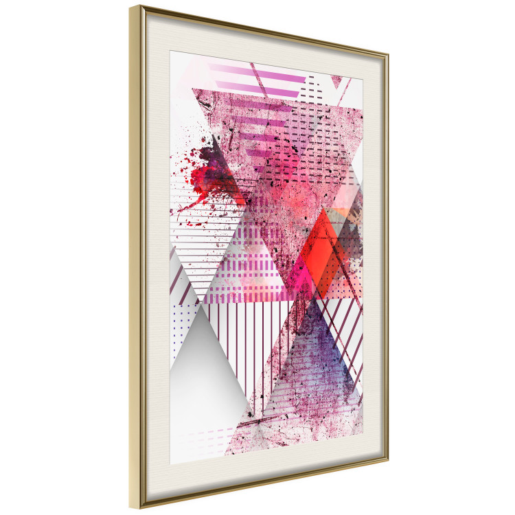 Poster Abstract Triangle - colorful geometric abstraction in triangles 117205 additionalImage 2