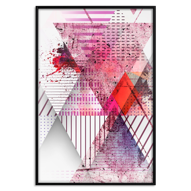 Poster Abstract Triangle - colorful geometric abstraction in triangles 117205 additionalImage 20