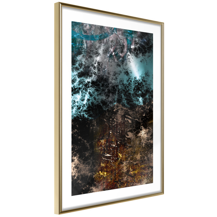 Wall Poster Andromeda - abstract composition with space in dark colors 117605 additionalImage 6