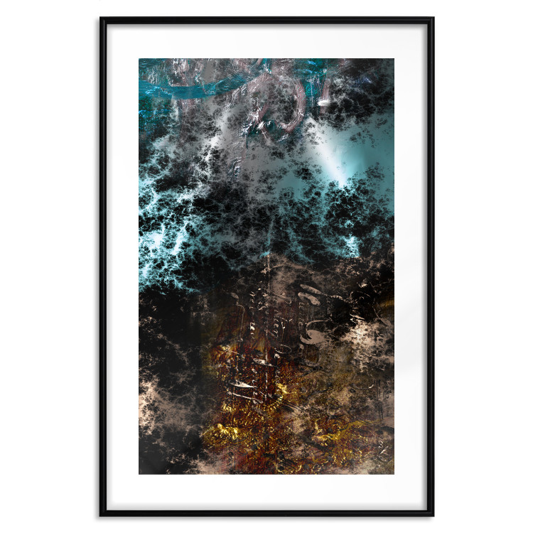 Wall Poster Andromeda - abstract composition with space in dark colors 117605 additionalImage 15
