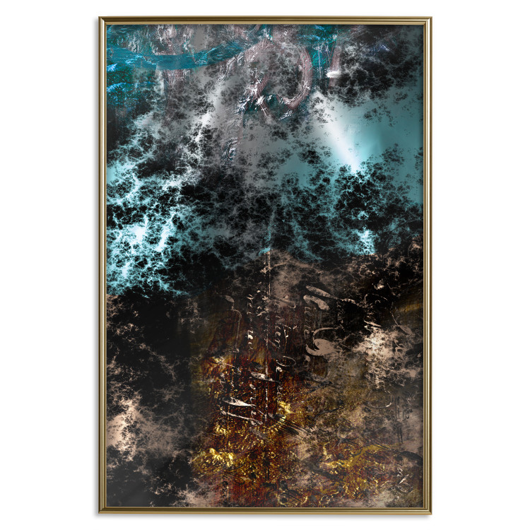 Wall Poster Andromeda - abstract composition with space in dark colors 117605 additionalImage 16