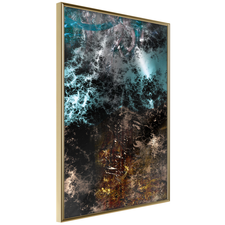 Wall Poster Andromeda - abstract composition with space in dark colors 117605 additionalImage 12