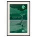 Poster Loch Ness - green fantasy with a dinosaur in the water and mountains in the background 118005 additionalThumb 18