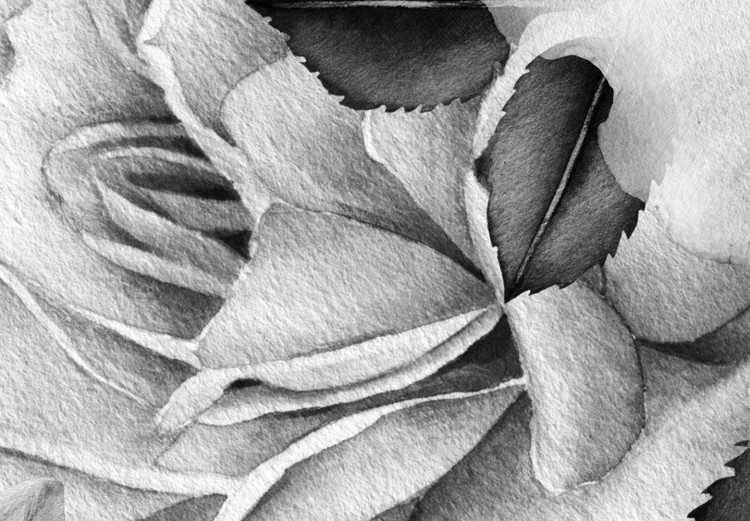 Canvas Art Print Elegant flower buds - elegant graphic with a floral motif 123805 additionalImage 5