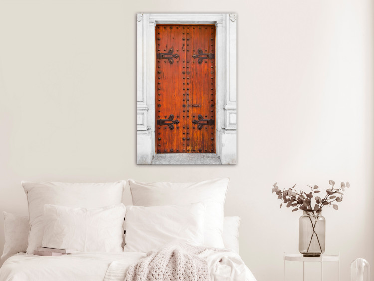 Canvas Print Mysterious Door (1 Part) Vertical 123905 additionalImage 3