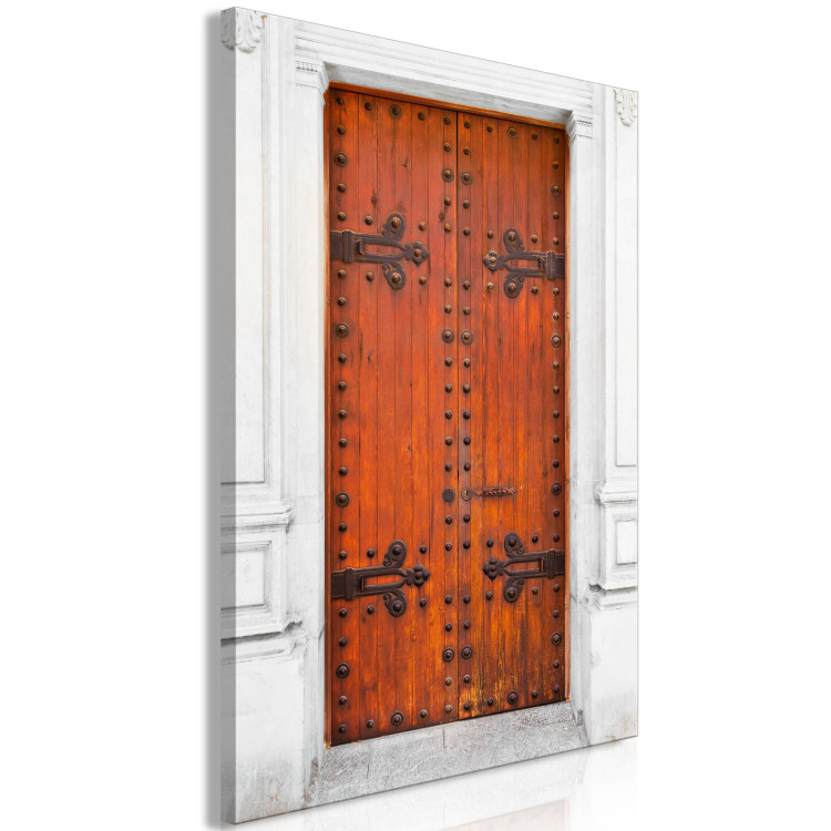 Canvas Print Mysterious Door (1 Part) Vertical 123905 additionalImage 2