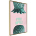 Poster Pine Apple - English inscriptions and turquoise pineapples on pastel background 127905 additionalThumb 12