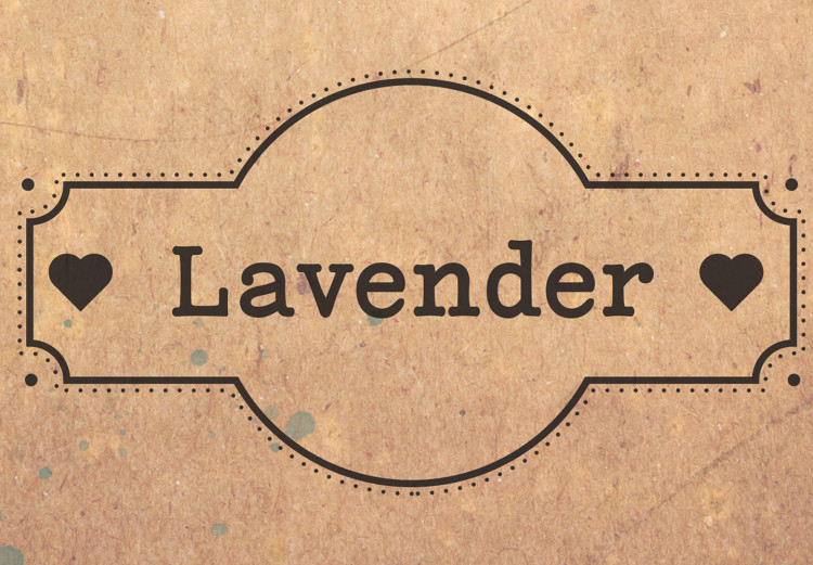 Canvas Print Lavender Memory (1-part) vertical - lavender in vintage style 129405 additionalImage 5