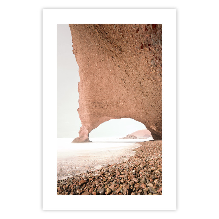 Poster Legzira - maritime landscape of an attractive rock on a rocky beach 129505 additionalImage 19