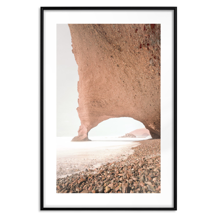 Poster Legzira - maritime landscape of an attractive rock on a rocky beach 129505 additionalImage 15