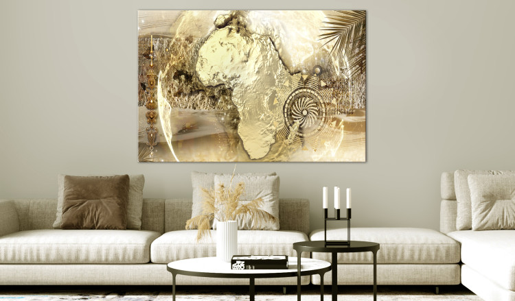 Large canvas print Golden Continent [Large Format] 130305 additionalImage 6