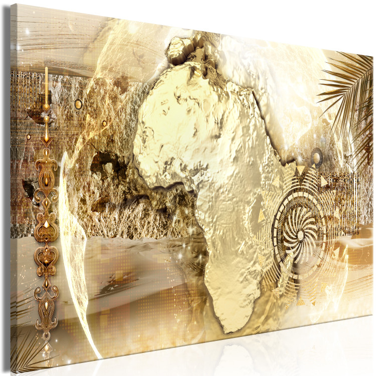 Large canvas print Golden Continent [Large Format] 130305 additionalImage 3