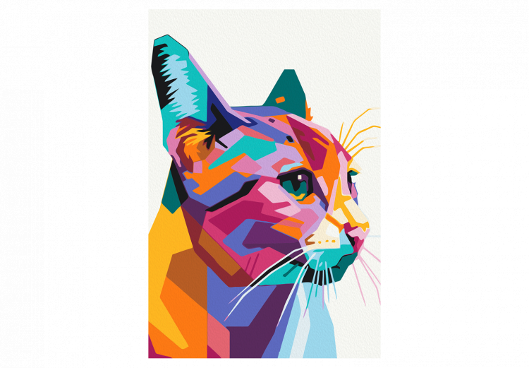 Paint by number Geometric Cat 135205 additionalImage 4