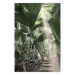 Wall Poster Beam of Light - tropical composition of green jungle in sunlight 135305