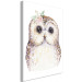 Canvas Positive Owl - Colorful illustration inspired by fairy tales 135705 additionalThumb 2