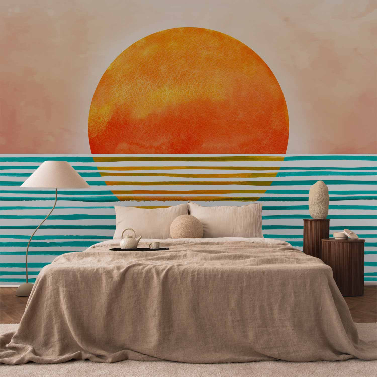 Wall Mural Magic of the Sun - Sea Landscape in vivid Colors 137905 additionalImage 2