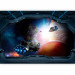 Wall Mural Children's landscape - space motif with a view of the planets from a ship's window 143505 additionalThumb 1
