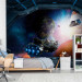Wall Mural Children's landscape - space motif with a view of the planets from a ship's window 143505 additionalThumb 6