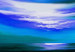 Canvas Print Blue Landscape (1-piece) Wide - blue unique abstraction 143705 additionalThumb 5