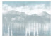 Photo Wallpaper Hazy Landscape - View of the Mountains and the Lake in Delicate Tones 146005 additionalThumb 1
