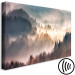 Canvas Forest in the Fog - Mountainous Landscape With Trees at Sunrise 149805 additionalThumb 6