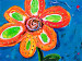Canvas Rainbow flowers 48705 additionalThumb 4
