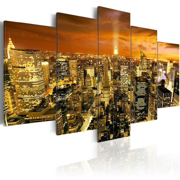 Canvas Art Print New York: amber 50005 additionalImage 2