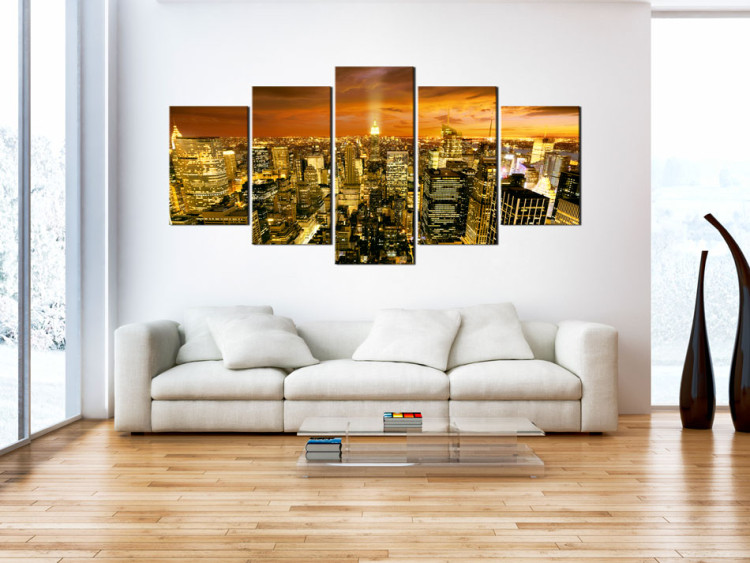 Canvas Art Print New York: amber 50005 additionalImage 3