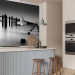 Wall Mural Melancholia - Black and white landscape of the mouth of the River Thames with a breakwater 61705 additionalThumb 7