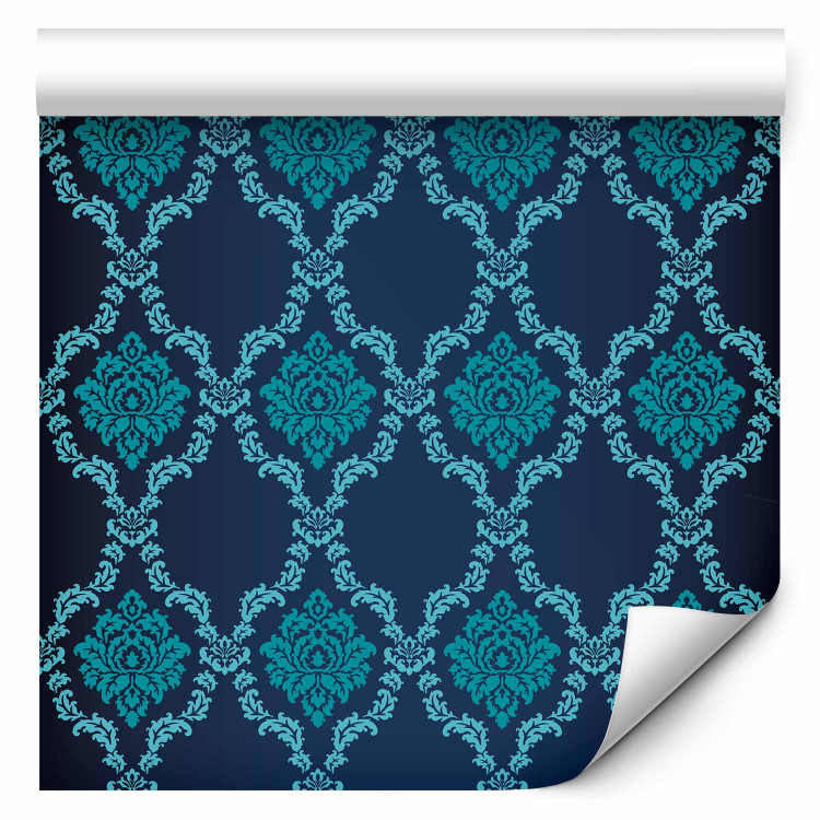 Wallpaper Blooming  turquoise 89405 additionalImage 1