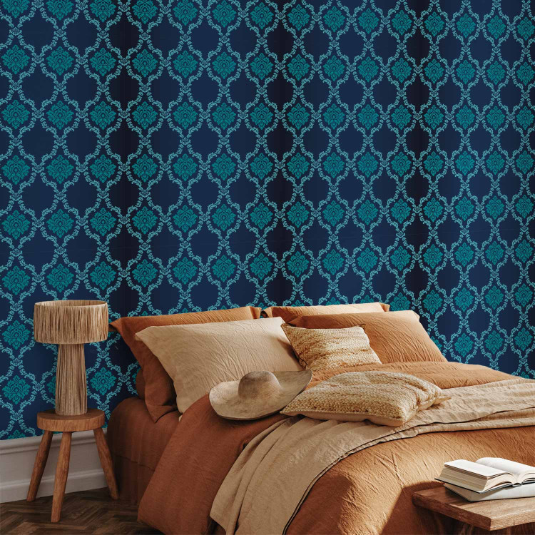 Wallpaper Blooming  turquoise 89405 additionalImage 4
