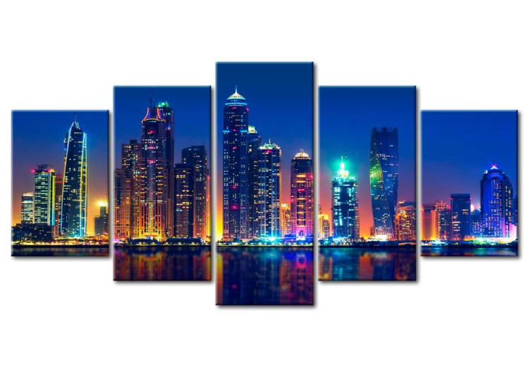Print On Glass Nights in Dubai [Glass] 92505 additionalImage 2