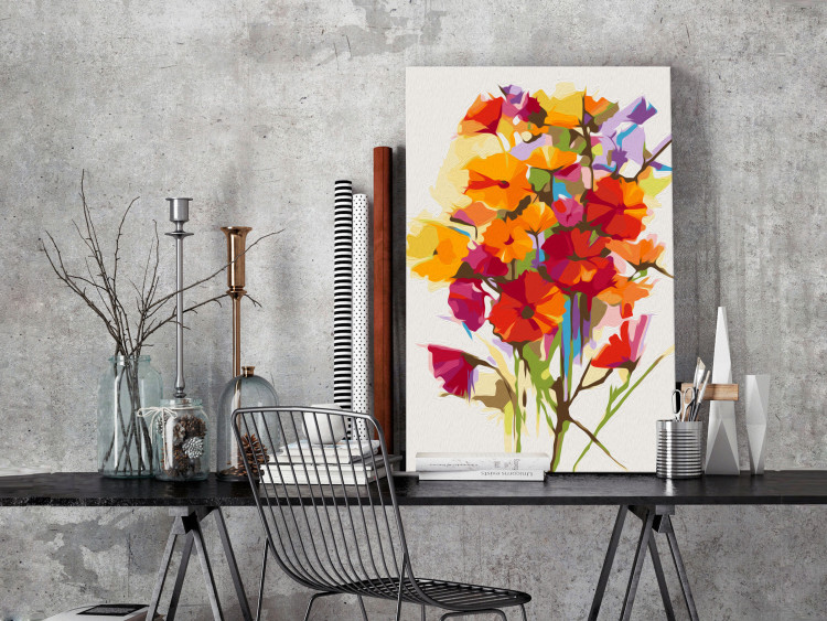 Paint by number Summer Flowers 107615 additionalImage 2