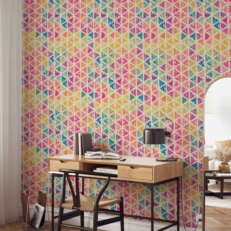 Wallpaper Letters nad Triangles 108315