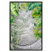 Wall Poster Wild Thing - botanical composition with tropical leaves and text 114315 additionalThumb 15