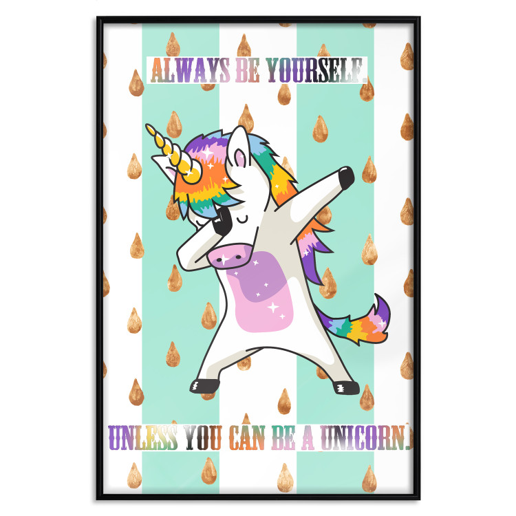 Wall Poster Always be yourself - fun colorful composition with messages for children 114415 additionalImage 24