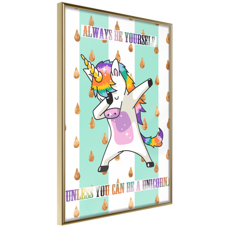Wall Poster Always be yourself - fun colorful composition with messages for children 114415 additionalImage 12
