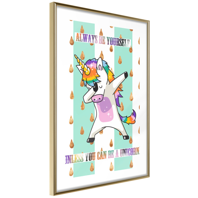 Wall Poster Always be yourself - fun colorful composition with messages for children 114415 additionalImage 6