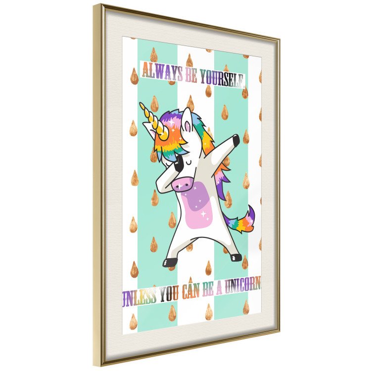 Wall Poster Always be yourself - fun colorful composition with messages for children 114415 additionalImage 2