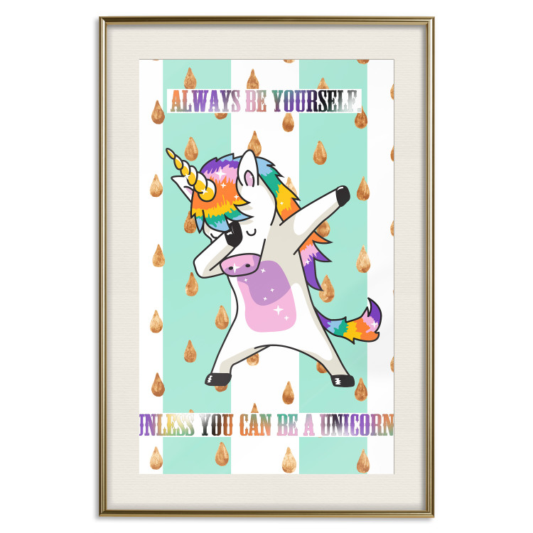 Wall Poster Always be yourself - fun colorful composition with messages for children 114415 additionalImage 19