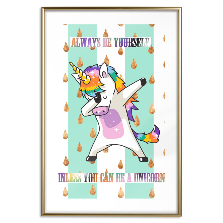 Wall Poster Always be yourself - fun colorful composition with messages for children 114415 additionalImage 14