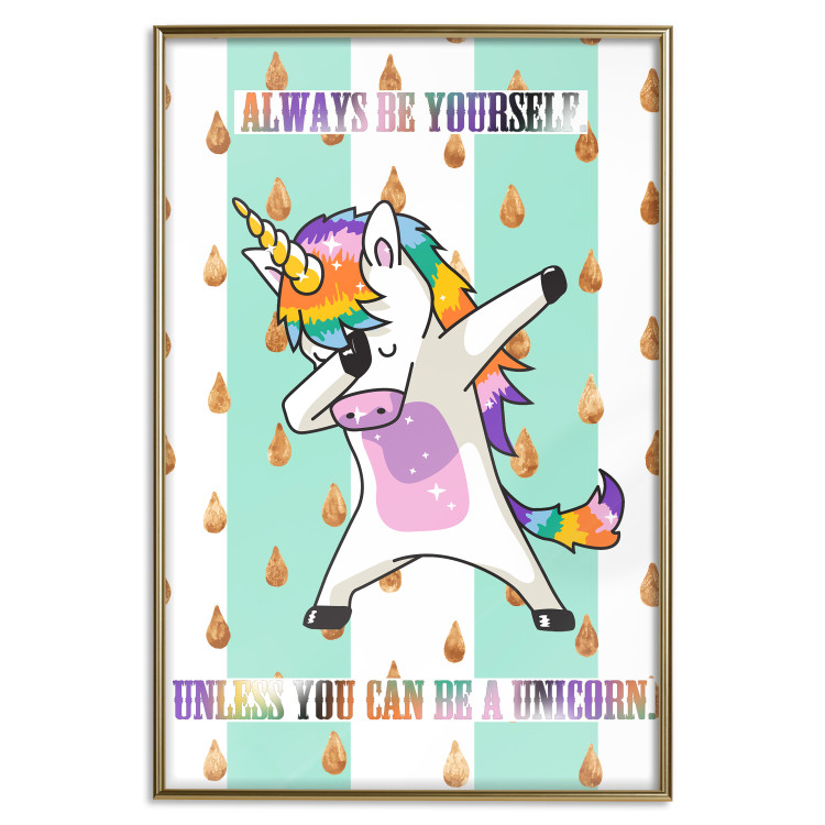Wall Poster Always be yourself - fun colorful composition with messages for children 114415 additionalImage 16