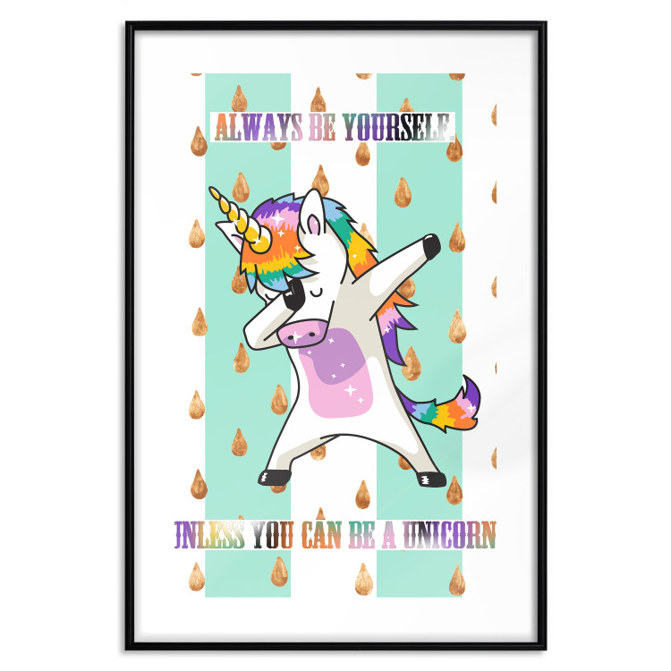 Wall Poster Always be yourself - fun colorful composition with messages for children 114415 additionalImage 15