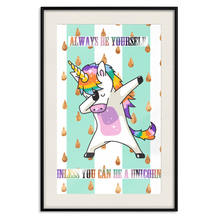 Wall Poster Always be yourself - fun colorful composition with messages for children 114415 additionalImage 18