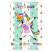 Wall Poster Always be yourself - fun colorful composition with messages for children 114415