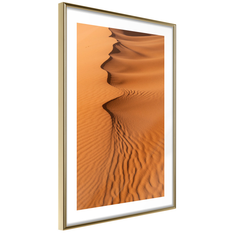 Wall Poster Sandy Shapes - orange-brown desert landscape in Morocco 116515 additionalImage 6