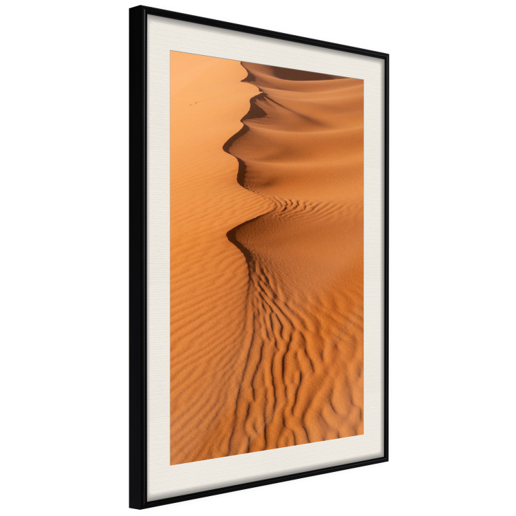 Wall Poster Sandy Shapes - orange-brown desert landscape in Morocco 116515 additionalImage 3