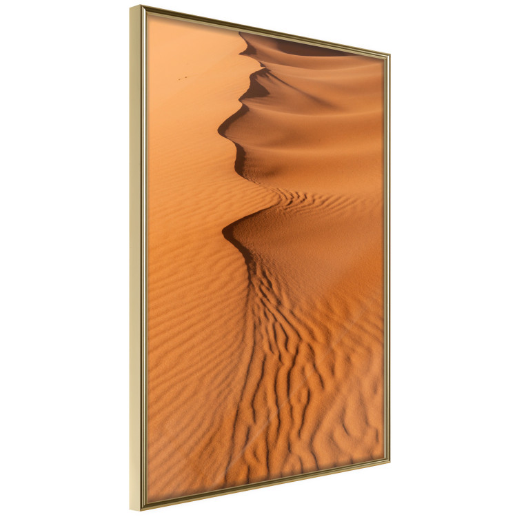 Wall Poster Sandy Shapes - orange-brown desert landscape in Morocco 116515 additionalImage 14