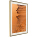 Wall Poster Sandy Shapes - orange-brown desert landscape in Morocco 116515 additionalThumb 2