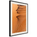 Wall Poster Sandy Shapes - orange-brown desert landscape in Morocco 116515 additionalThumb 3